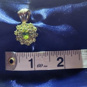 Pendant and earrings